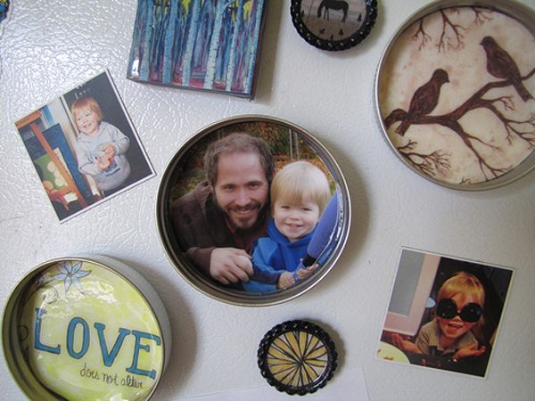 Jar Lid Picture Frame Jar Lid Picture Frame